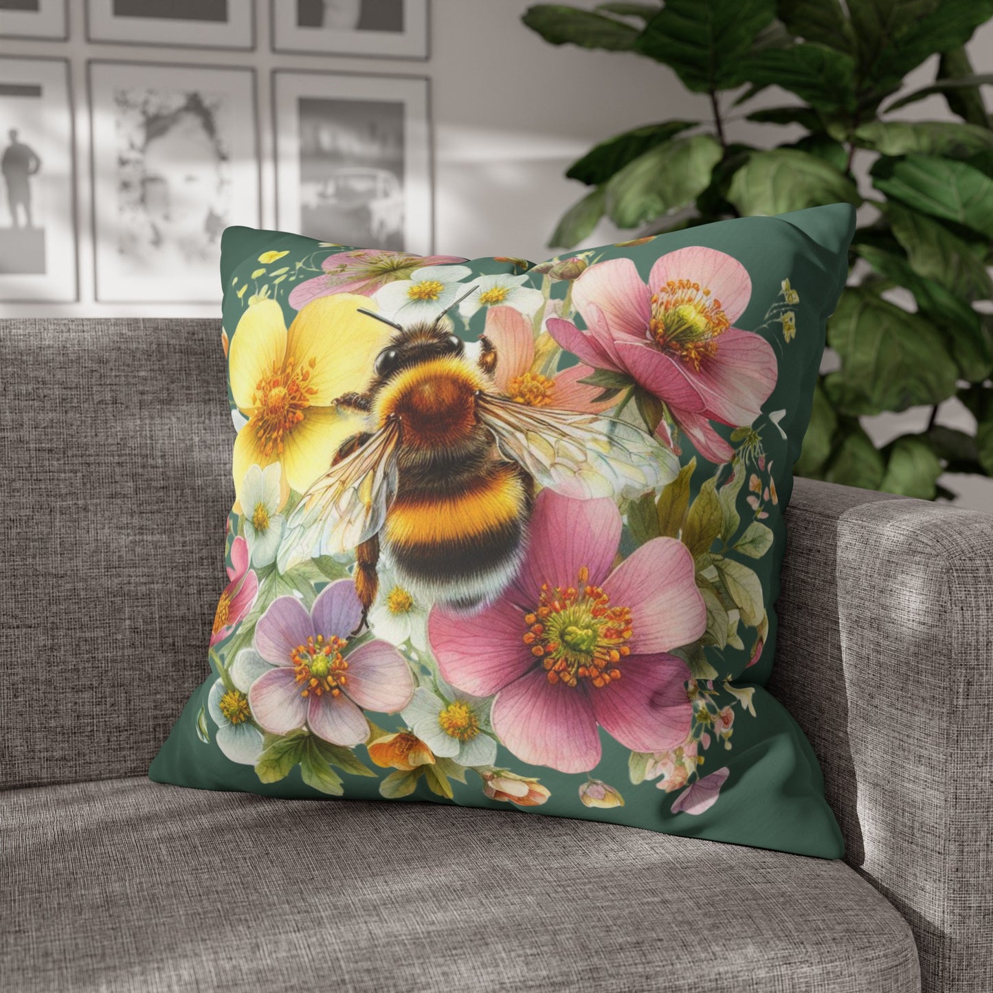 Bee Cushion Cover