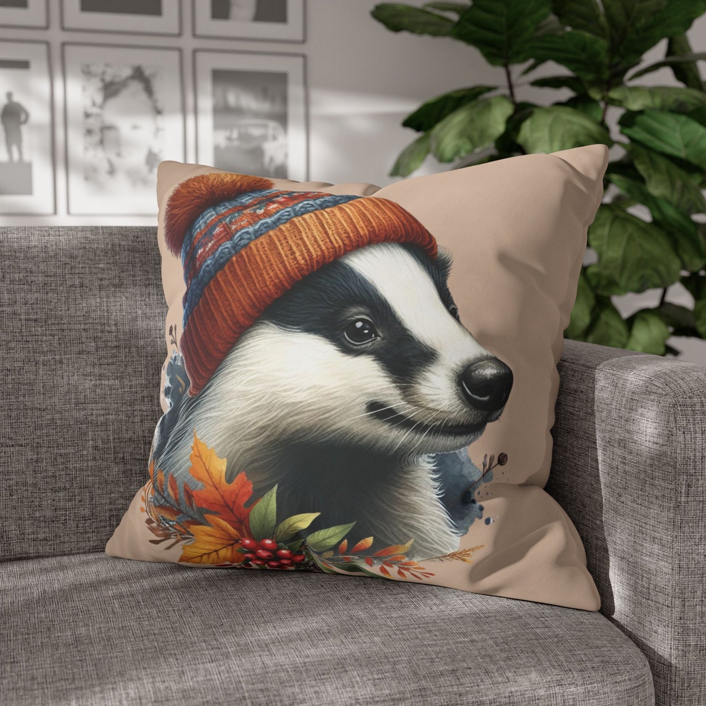 Badger Cushion Cover