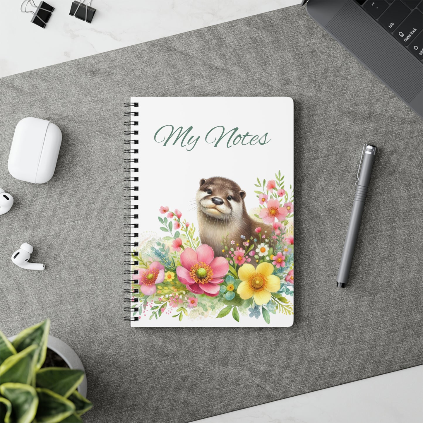 Otter Wirobound Notebook | Stationery by Hope Valley Home