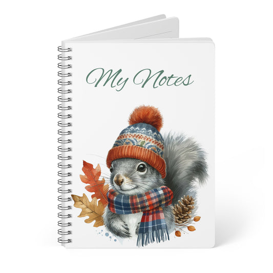 Squirrel Wirobound Notebook