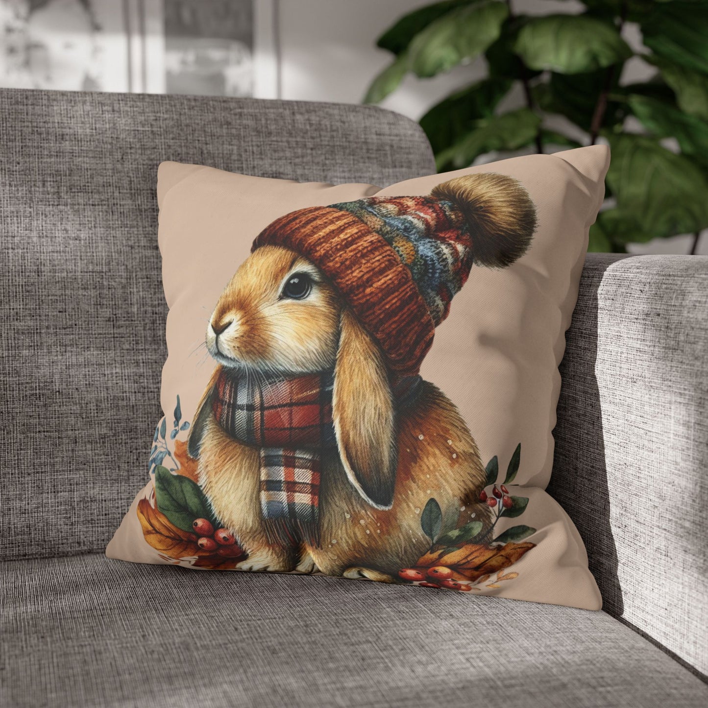 Hare Cushion Cover