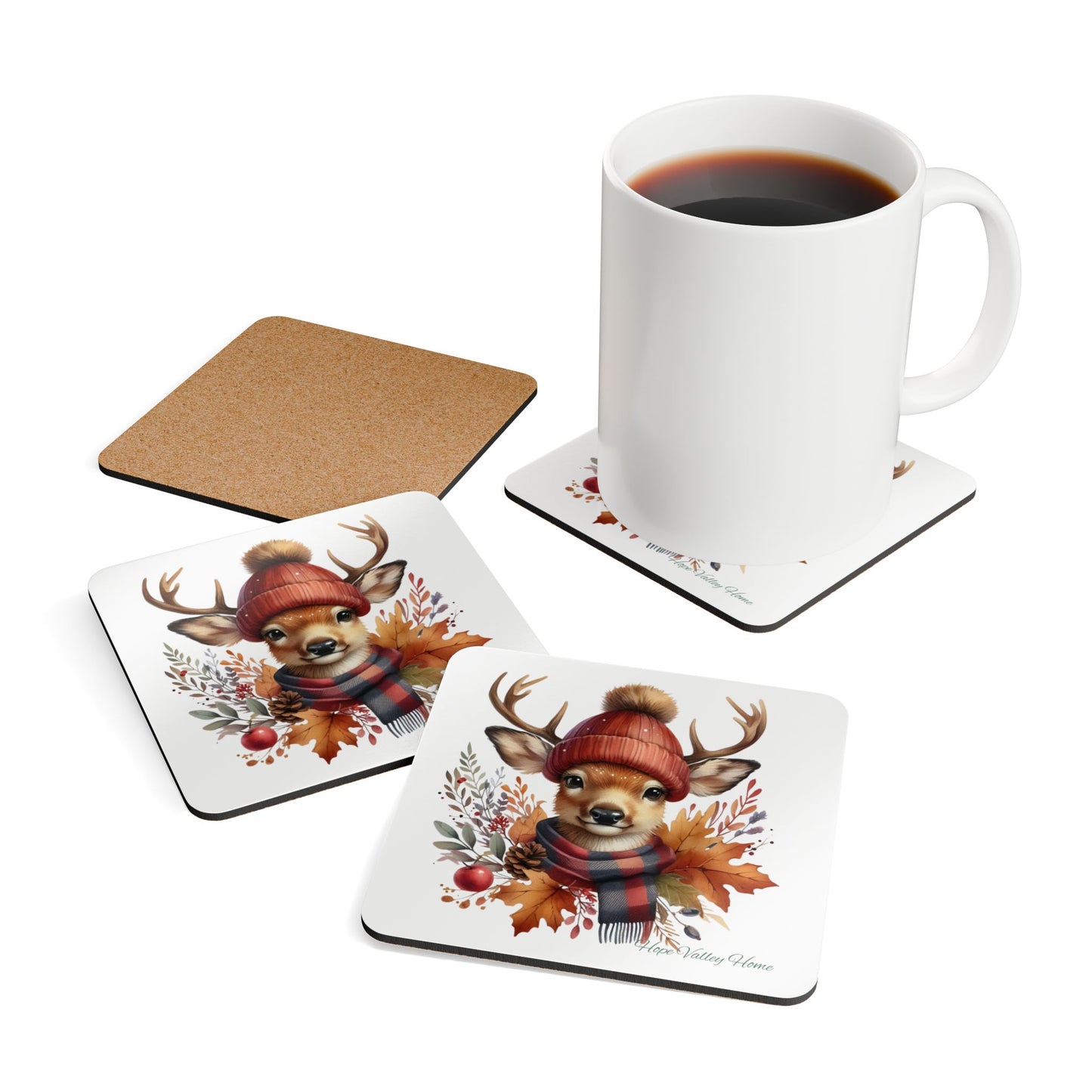 Deer Coaster Set