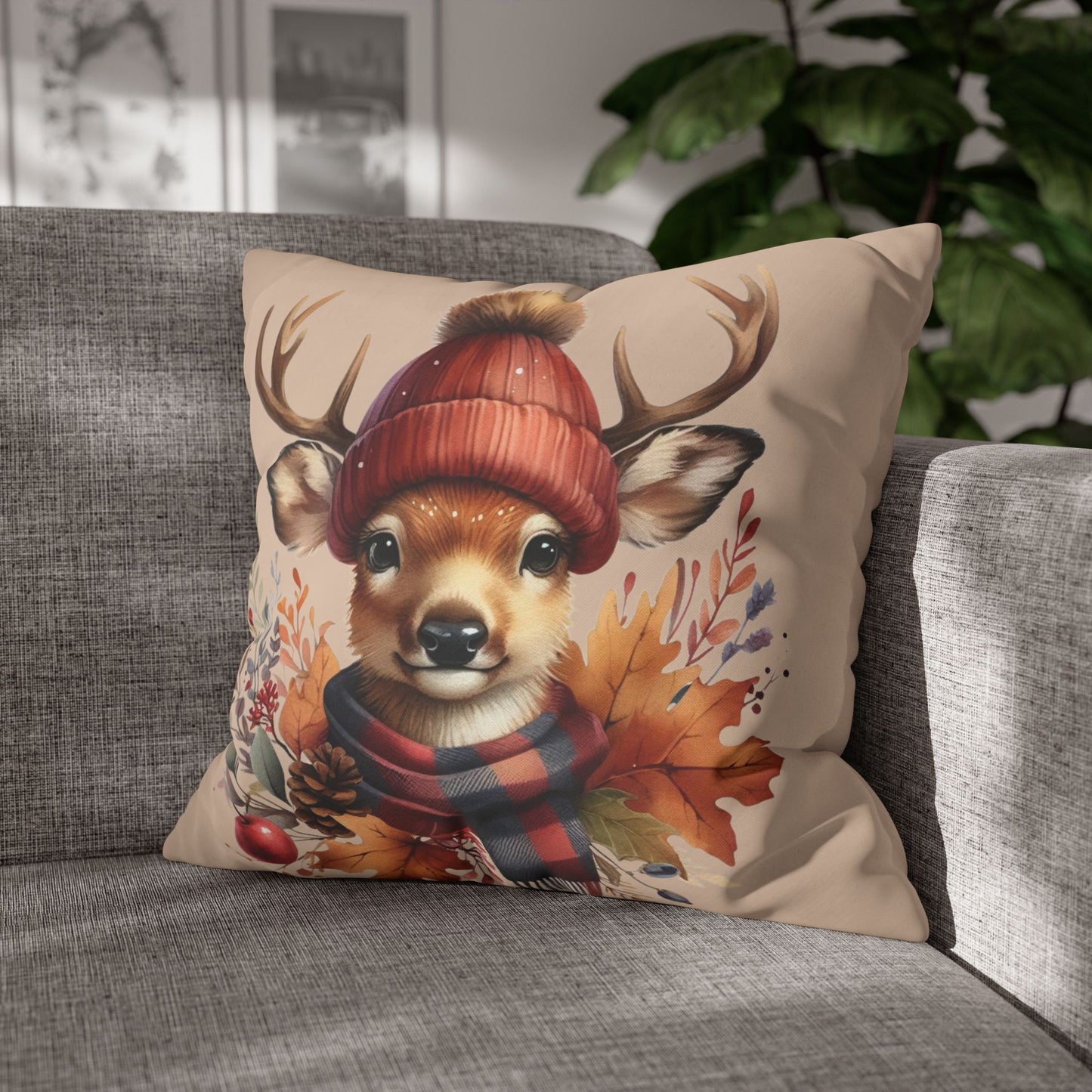 Deer Cushion Cover