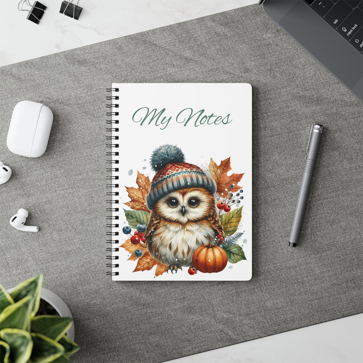 Owl Wirobound Notebook