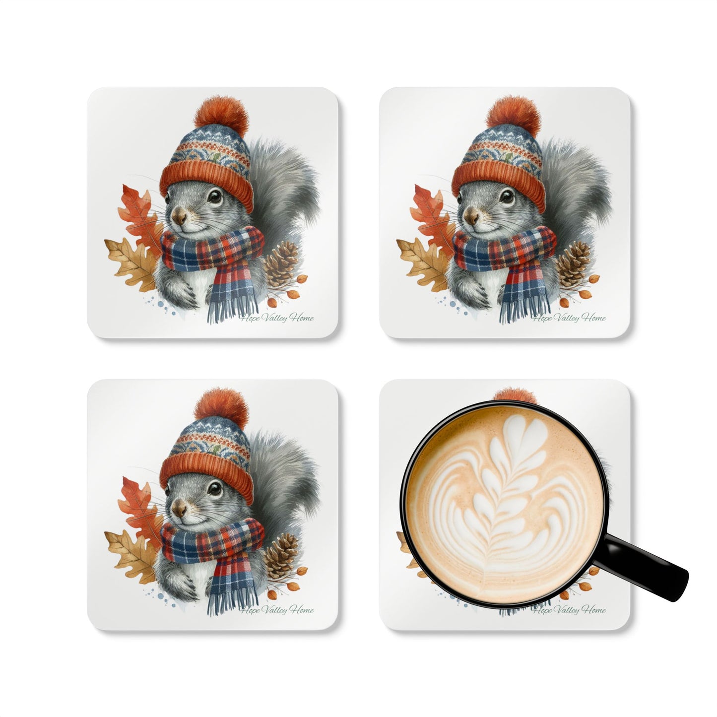 Squirrel Coaster Set