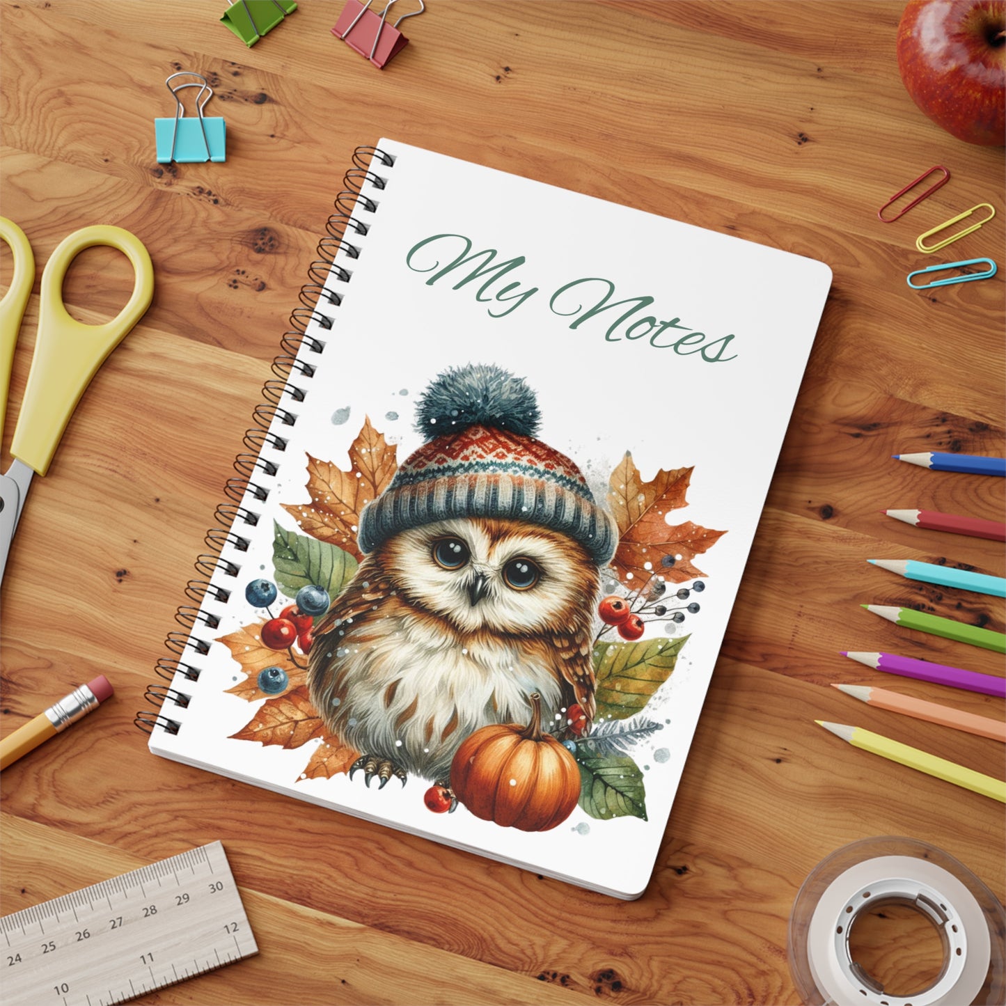 Owl Wirobound Notebook