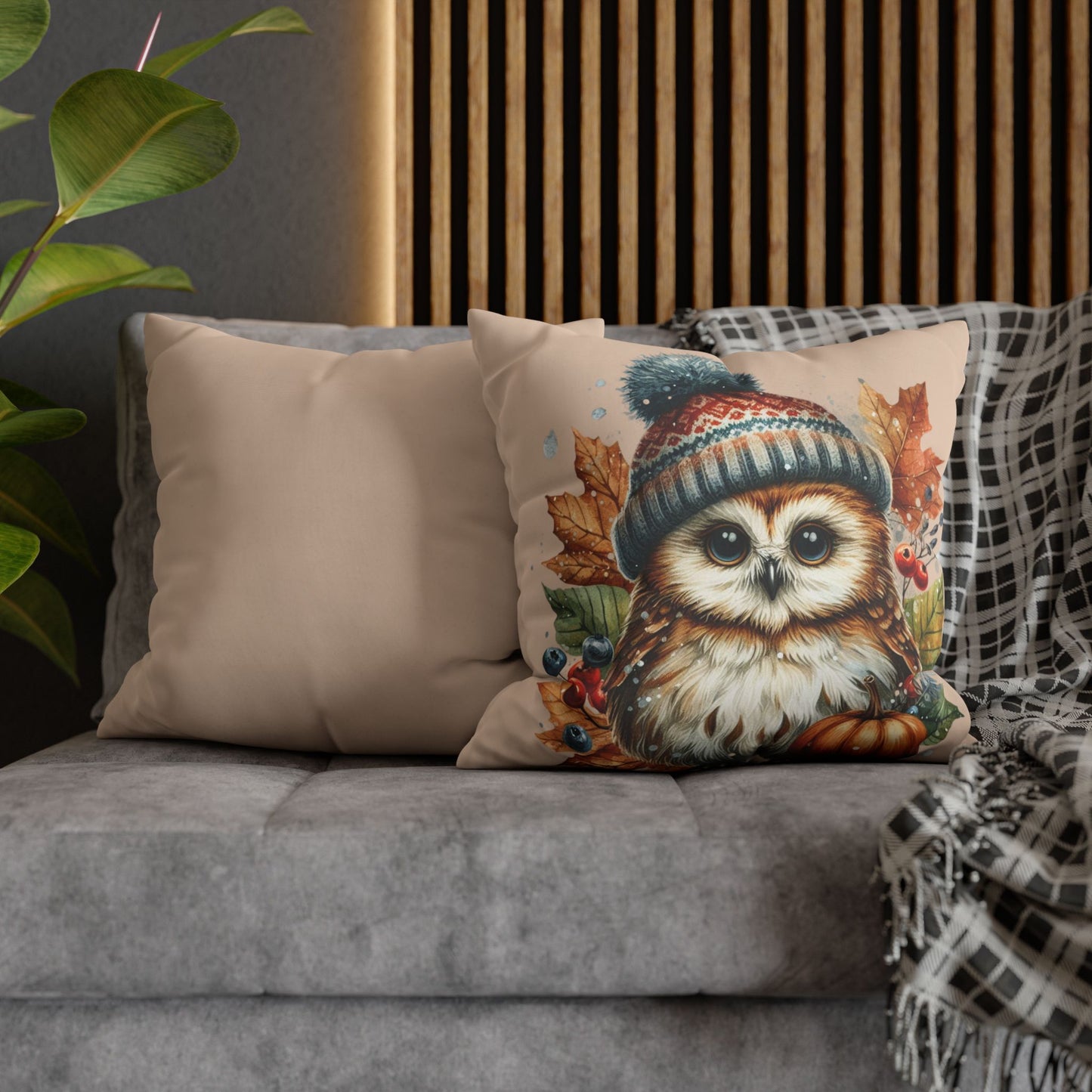 Owl Cushion Cover