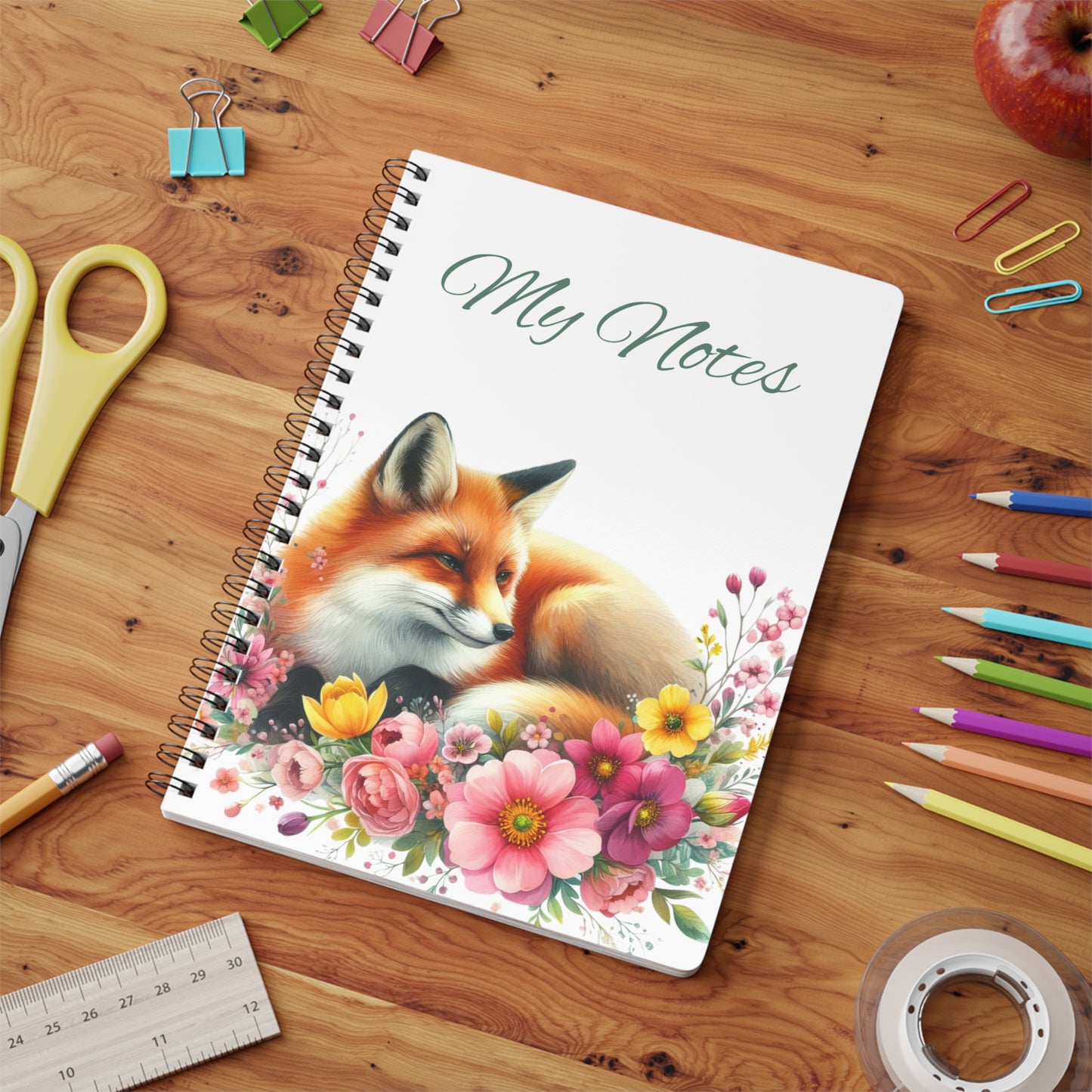 Fox Wirobound Notebook | Stationery by Hope Valley Home