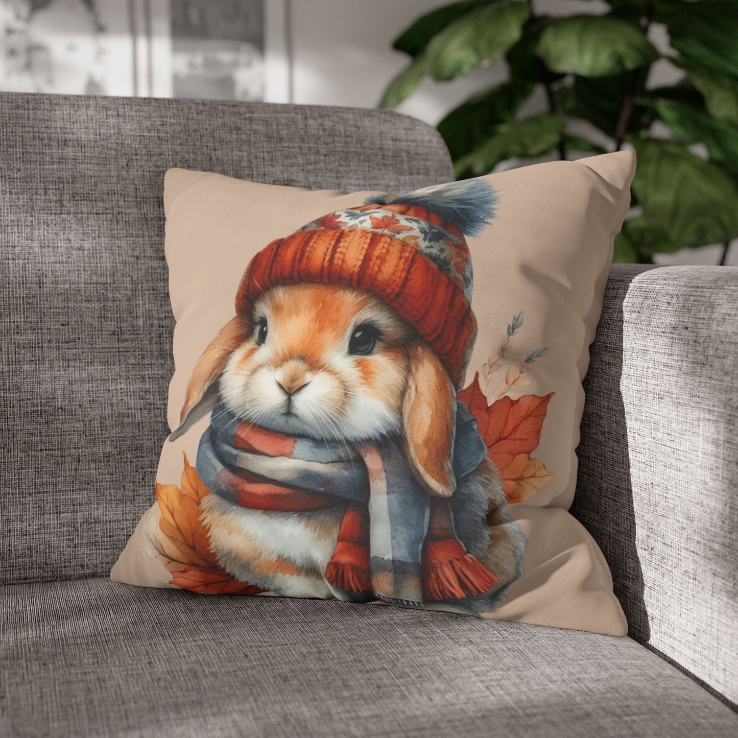 Rabbit Cushion Cover