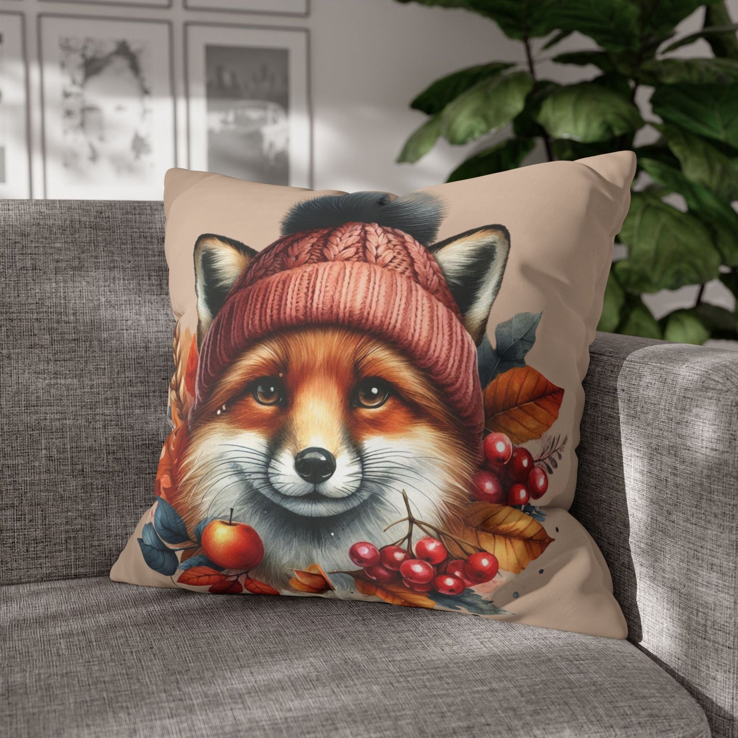 Fox Cushion Cover