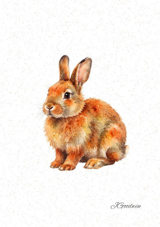 Rabbit Digital Print