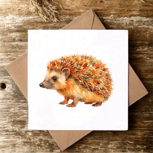 Hedgehog Greeting Card