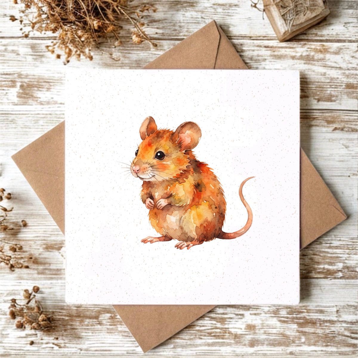 Mouse Greeting Card