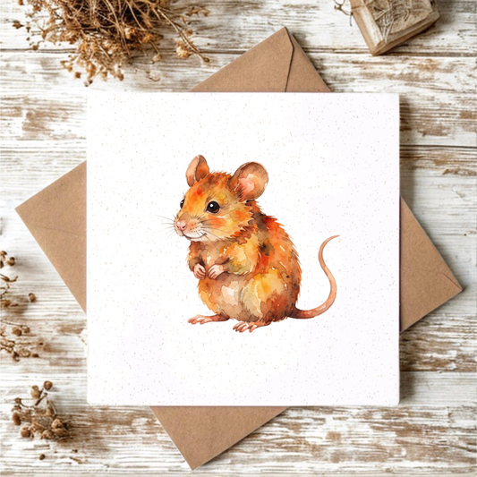 Mouse Greeting Card