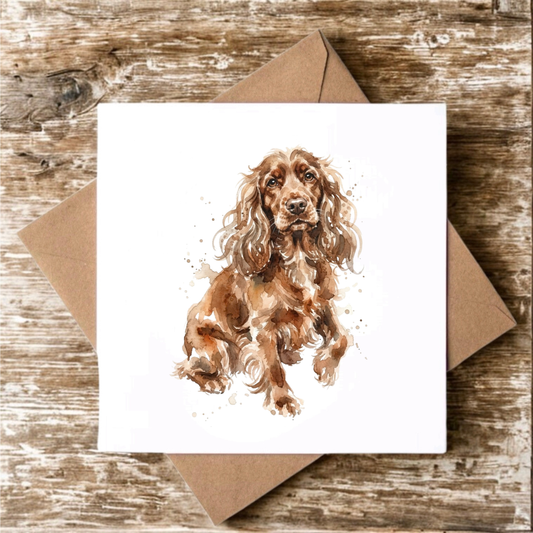 Cocker Spaniel Greeting Card