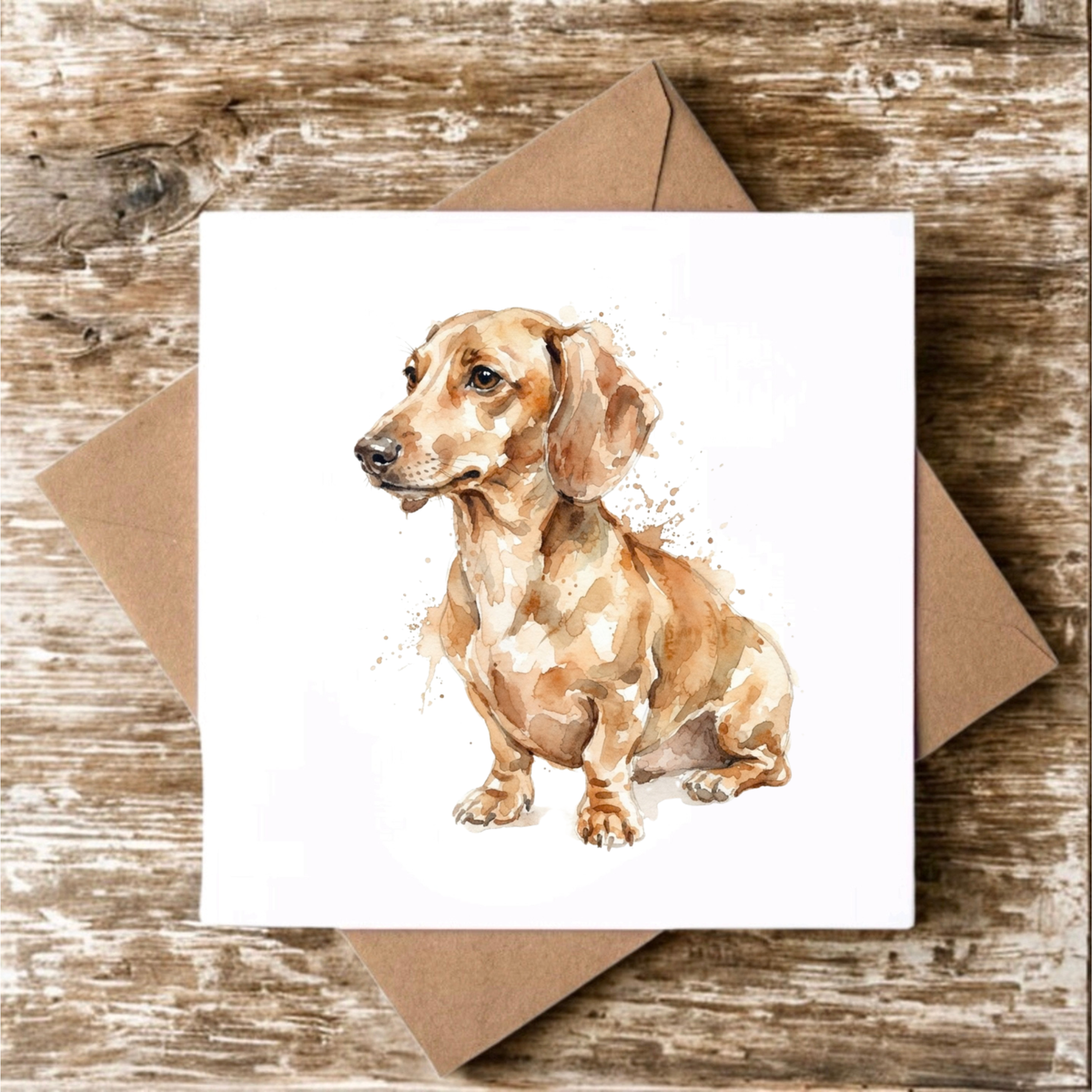 Dachshund Greeting Card