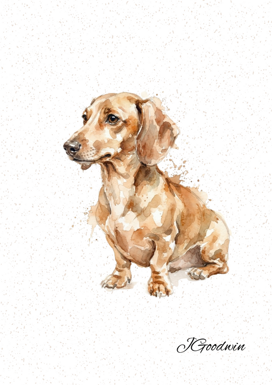 Dachshund Print