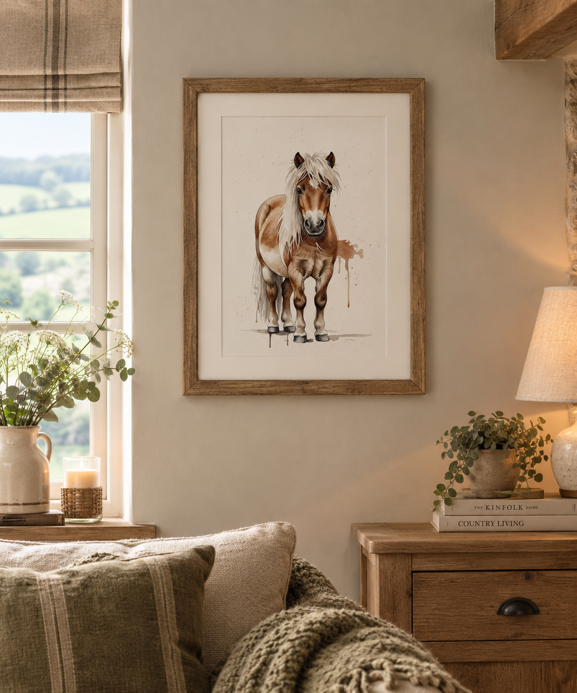 "Hazel the Shetland Pony" Digital Print