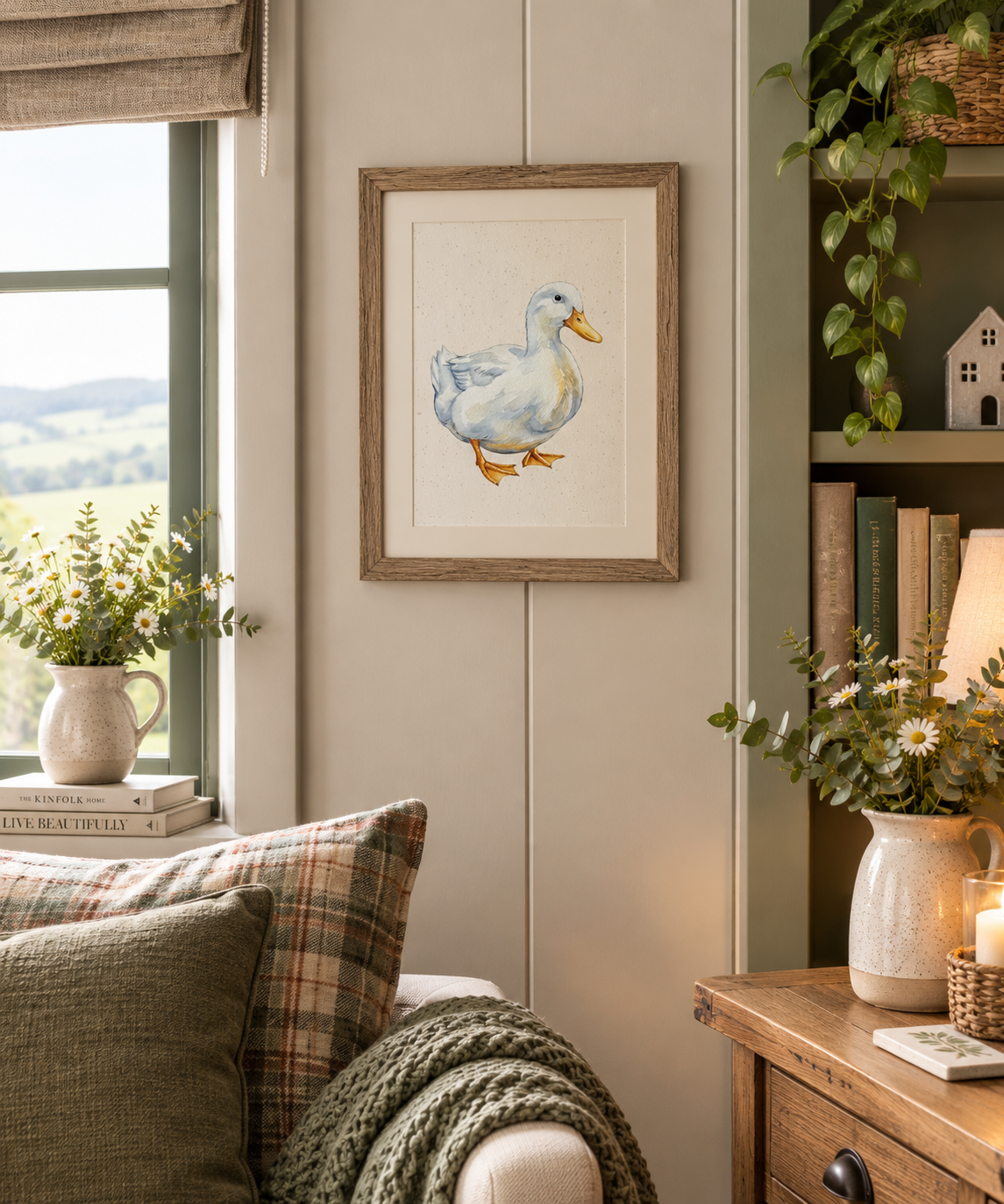 "Matilda the White Pekin Duck" Digital Print