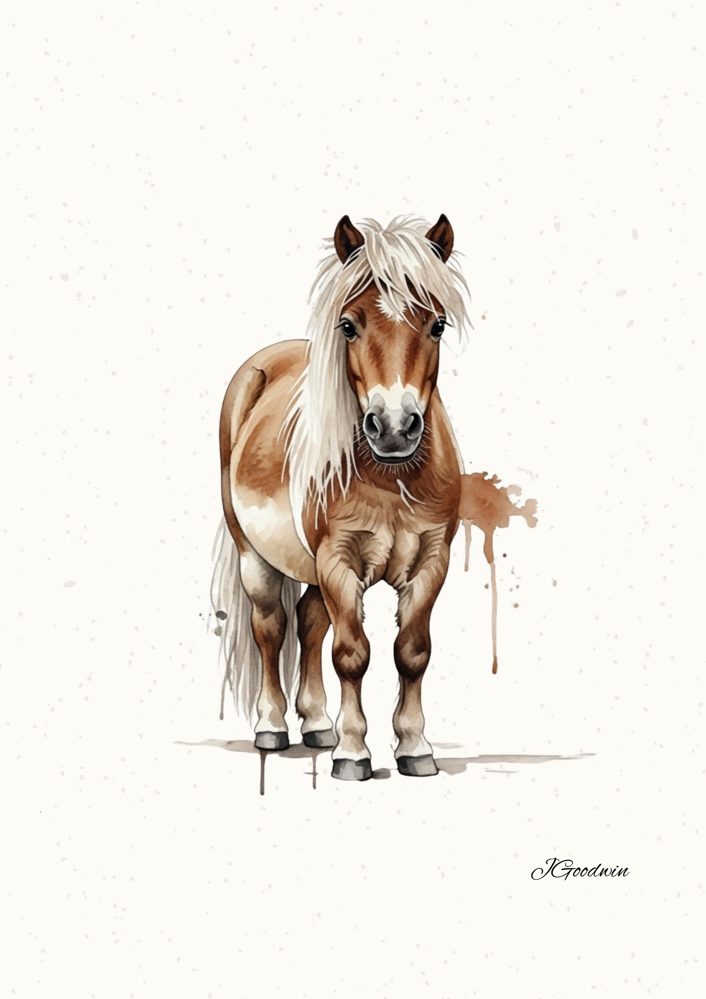 "Hazel the Shetland Pony" Digital product