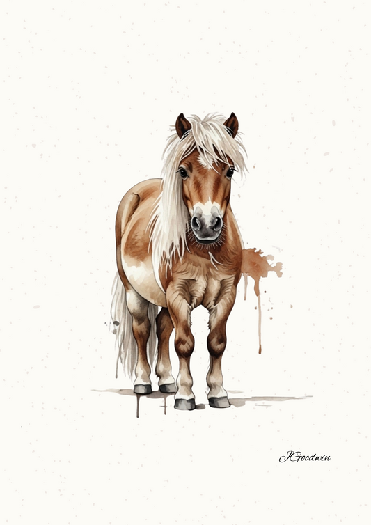 "Hazel the Shetland Pony" Digital product