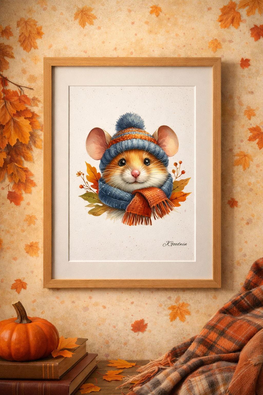 "Mouse In A Hat" Print