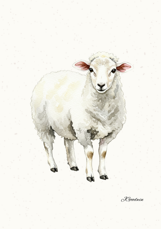 "Norma the Sheep" Digital Print