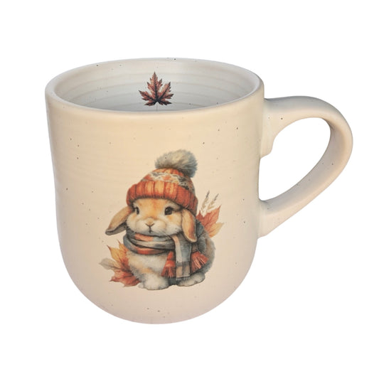 Rabbit in a Hat Stoneware Mug
