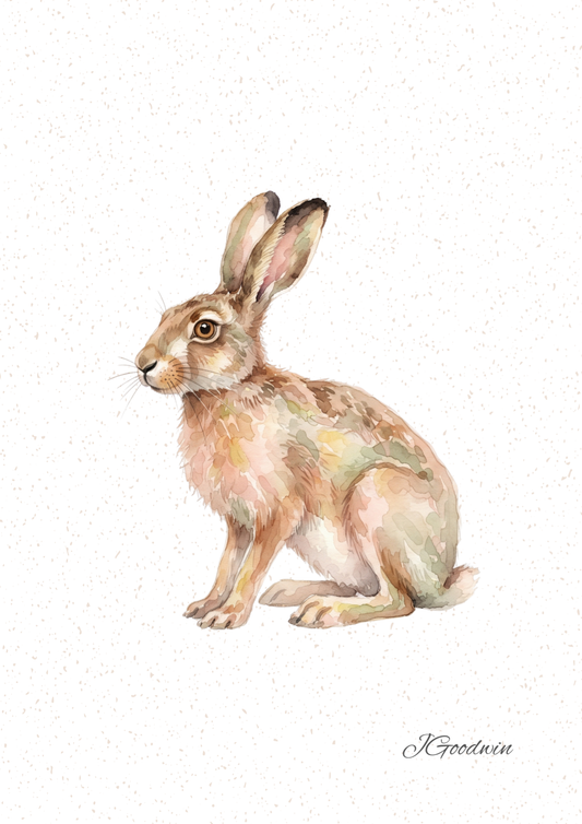 Hare Digital Print