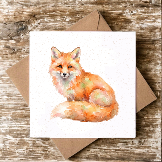 Fox Greeting Card