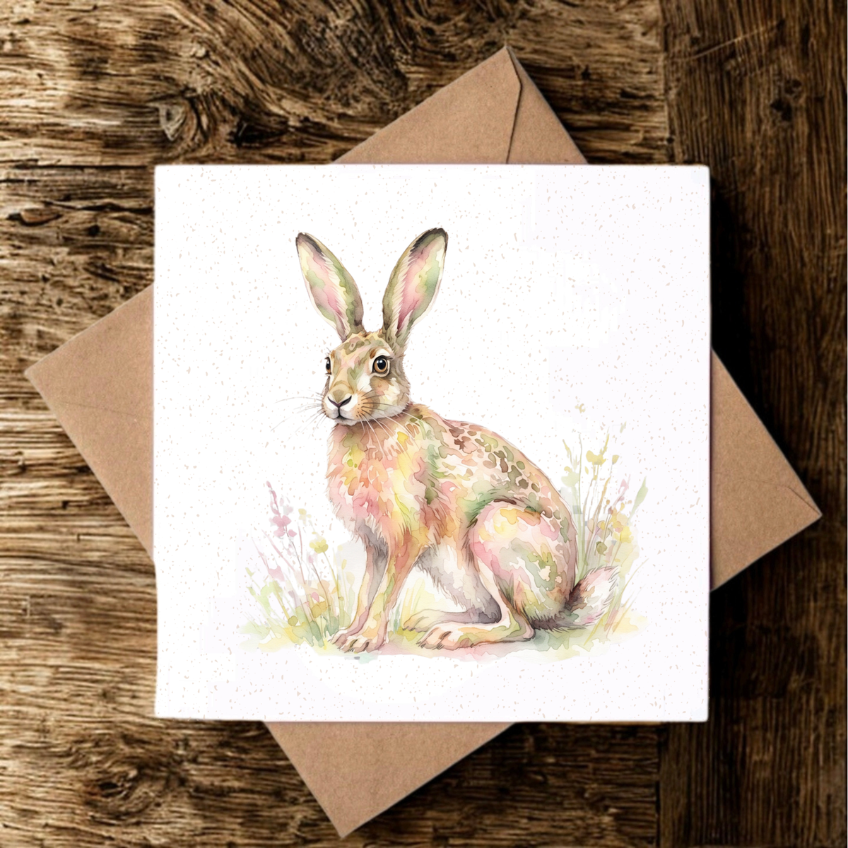 Hare Greeting Card