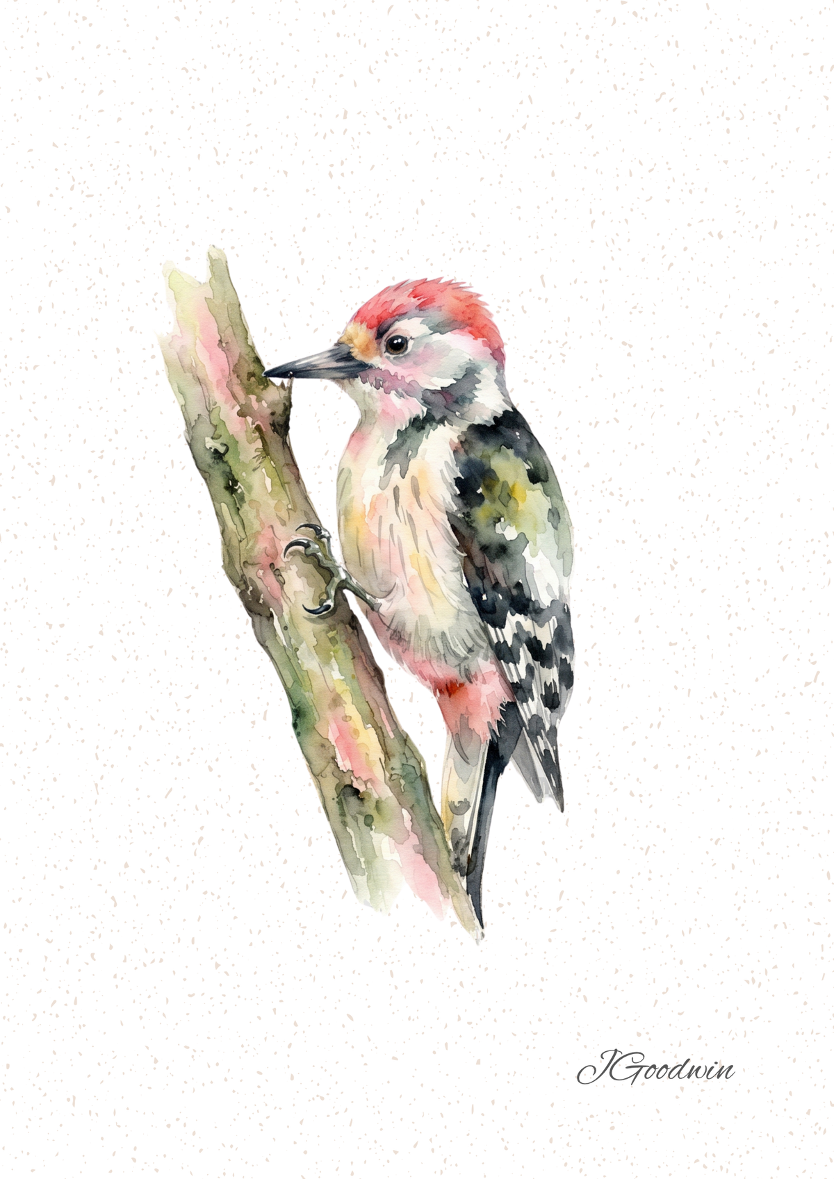 Woodpecker Print