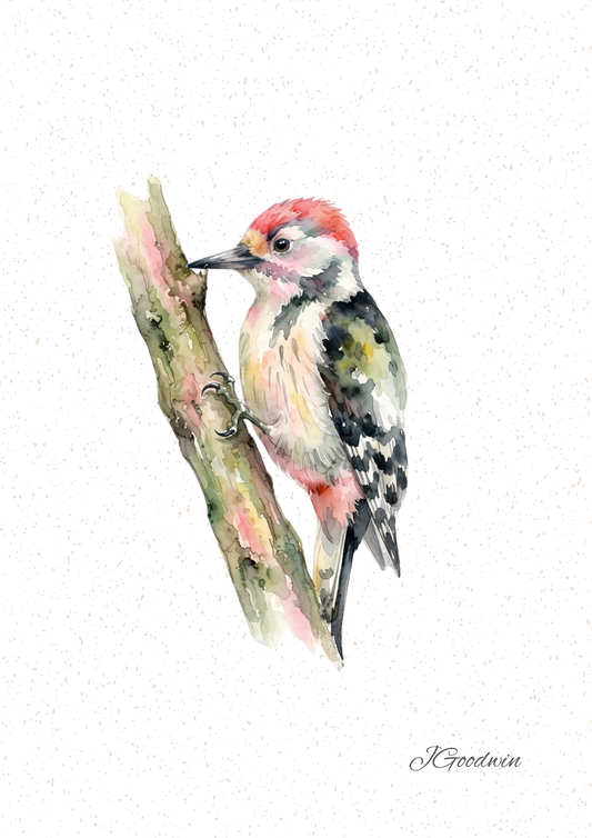 Woodpecker Print