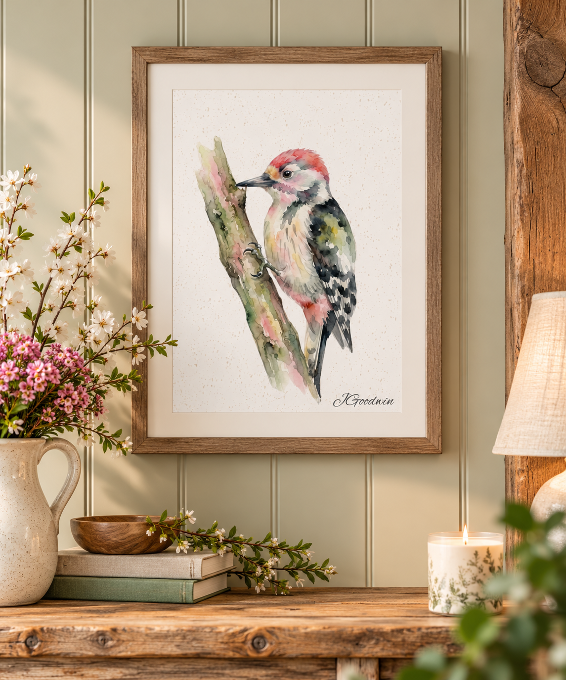 Woodpecker Digital Print