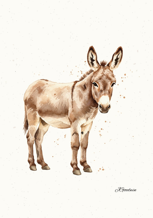 "Milo the Donkey" Print