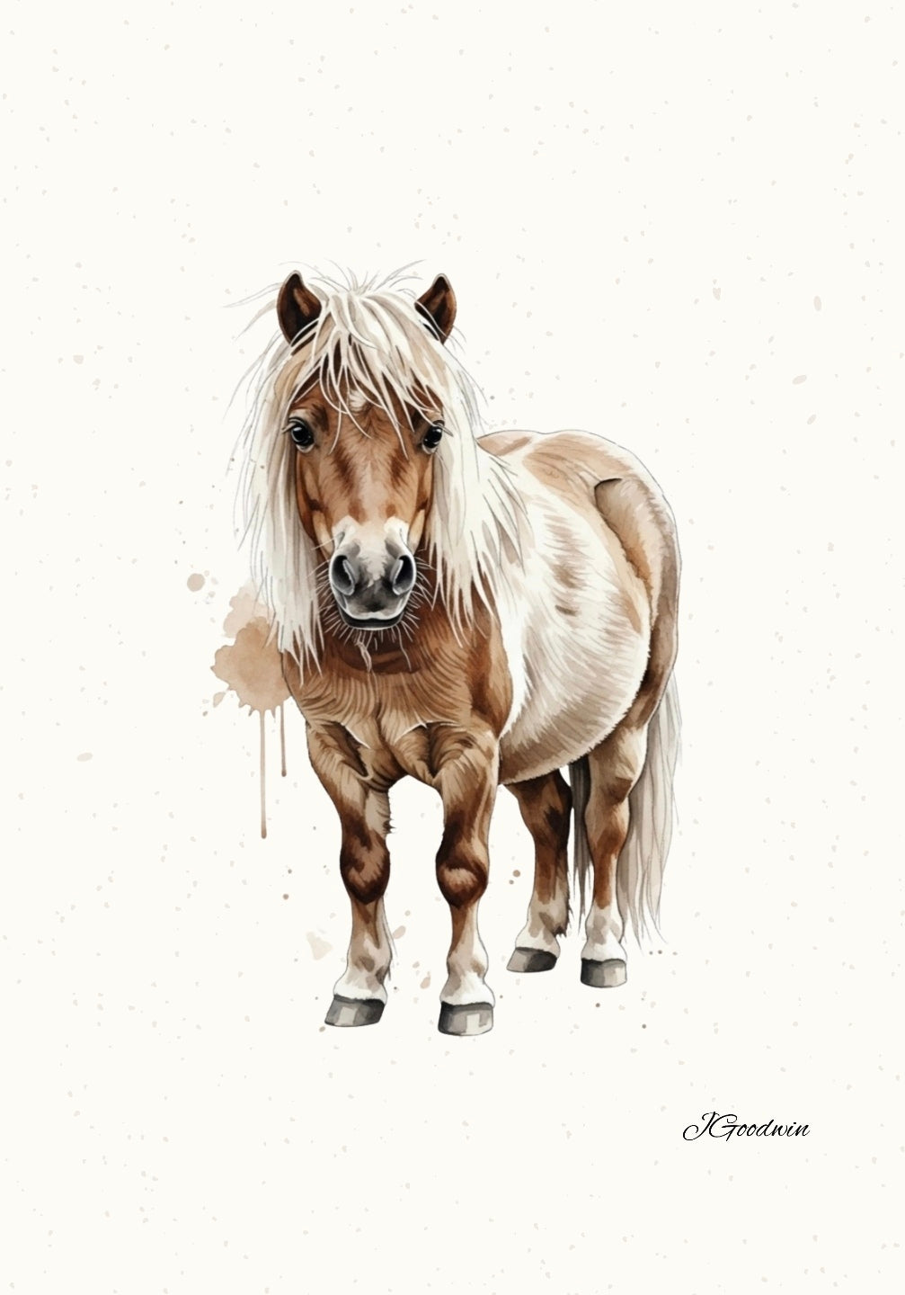 "Hazel the Shetland Pony" Print