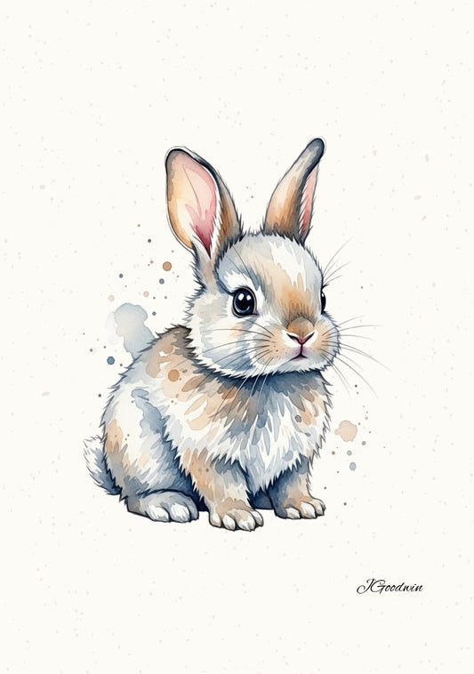 Kit (Rabbit) Print