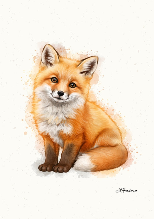 Fox Cub Print