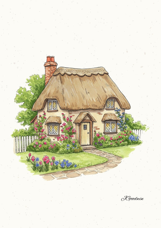 "Bluebell Cottage" Print