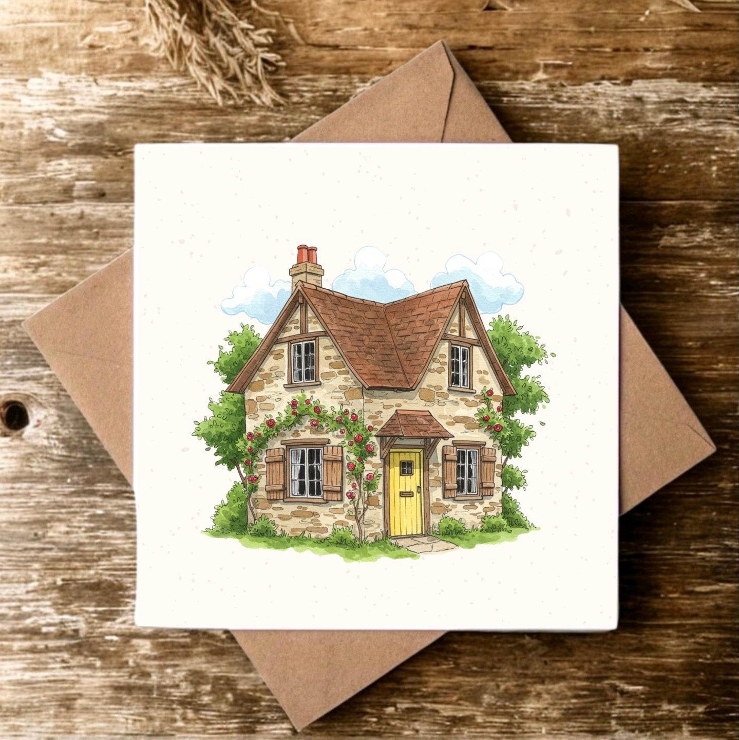 "Sunshine Cottage" Greeting Card