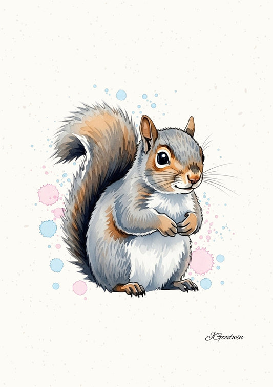 Kit (Squirrel) Print