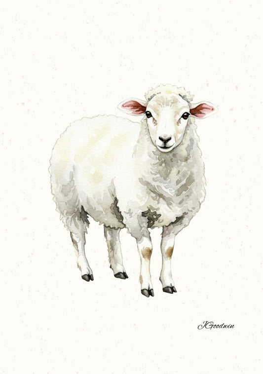 "Norma the Sheep" Print