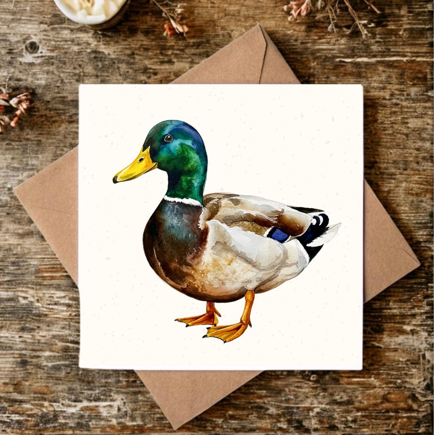 "Xavier the Duck" Greeting Card
